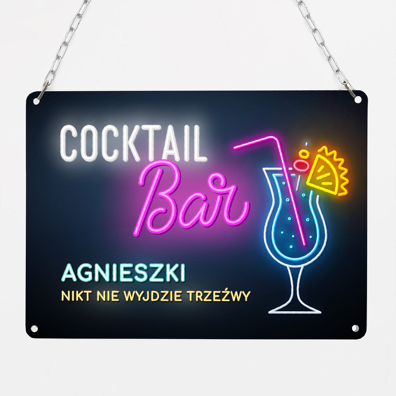 Personalizowana tabliczka dla barmana