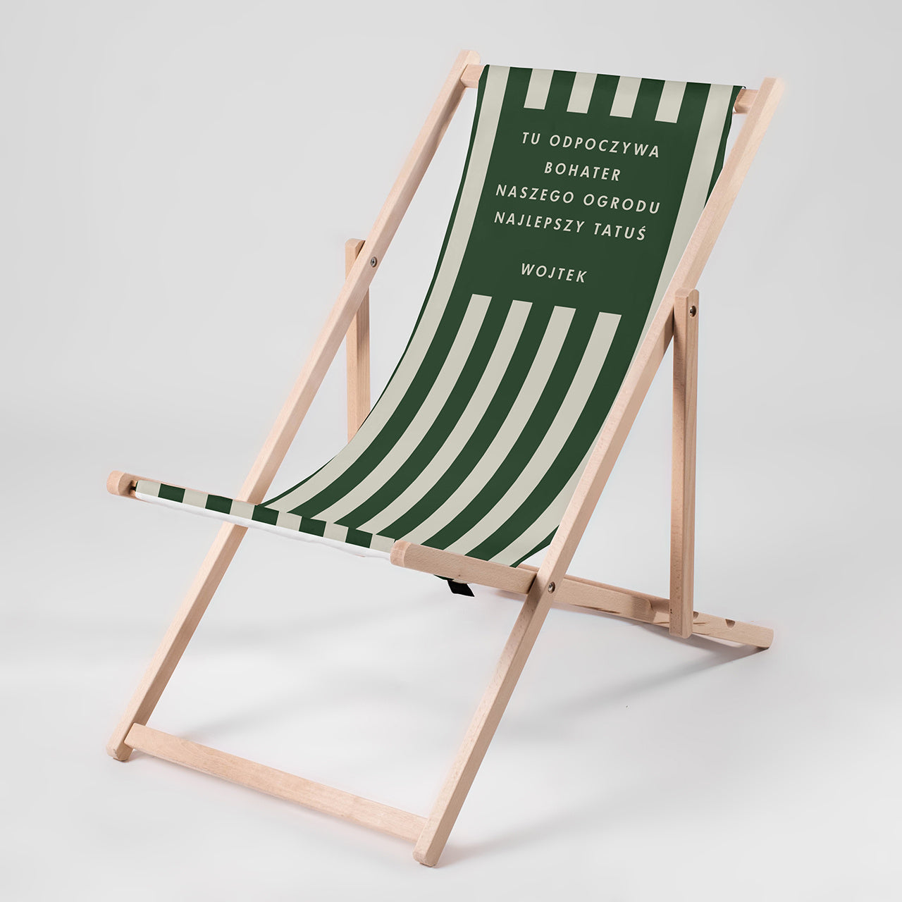 Leżak ogrodowy dla taty - Bohater Ogrodu