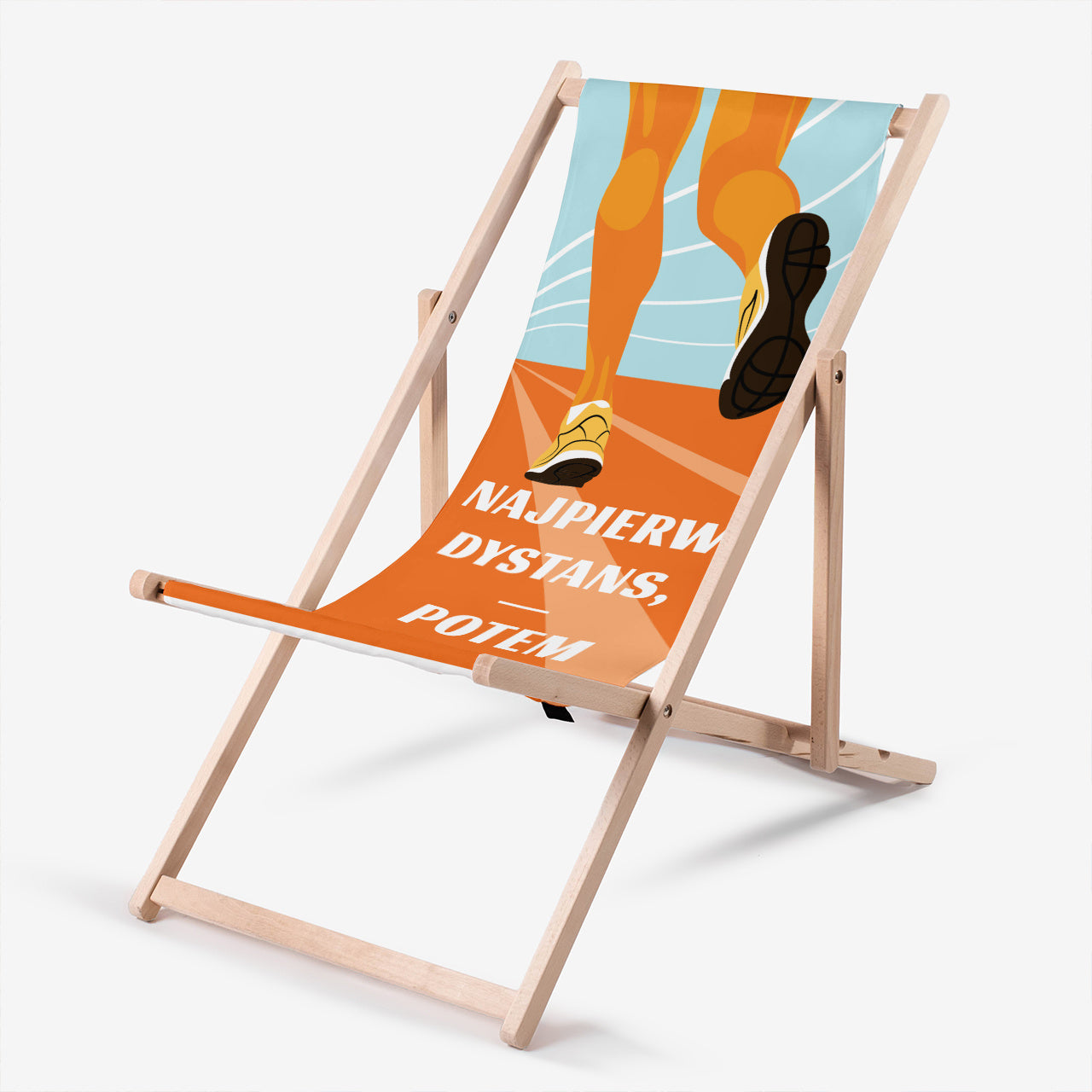 Leżak do ogrodu - personalizowany prezent dla biegacza